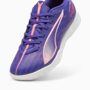 Chuteira Futsal Puma Ultra 5 Play Juvenil Roxa